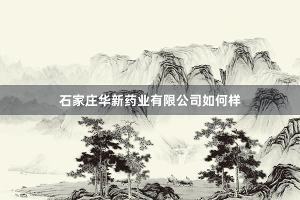石家庄华新药业有限公司如何样